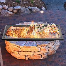 Vevor Rectangle Cooking Grate Fire Pit