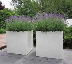 Fibreglass Garden Cube Planters In 6