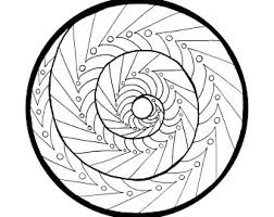 38+ spiral coloring pages for printing and coloring. Spiral Coloring Page Etsy