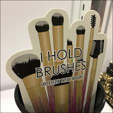 makeup brush holder insert fixtures