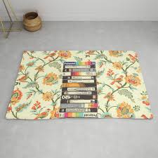 vhs entry hall wallpaper rug by