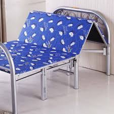 Single Foldable Metal Platform Bed