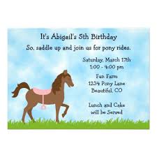 Surprising Horse Birthday Party Invitations To Create Your Own