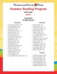 summer reading program