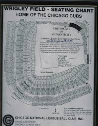 Timeless Cubs Seats Chart Printable Wrigley Field Seating