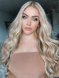 You can choose from a variety of black, brown, blonde, and mixed cliphair tape hair extensions. Mixed Blonde Hair Color Custom Full Lace Human Hair Wig Human Hair Wigs Evawigs