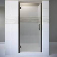 Wide Hinged Frameless Shower Door