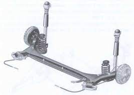 typical torsion beam rear suspension 2