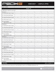 p90x chest and back workout sheet beautiful p90x worksheets chest and back luxury p90x workout sheets