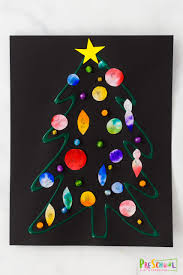 beautiful chromatography christmas tree