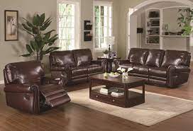 modern burgundy leather reclining sofa