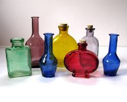 Vintage Mini Colored Glass Decorative