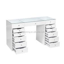 High Gloss White Wooden Dressing Table