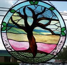 Celtic Tree Of Life Stained Glass