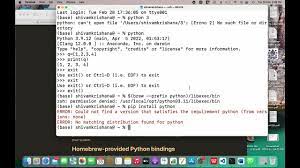 how to install python 3 on a mac apple