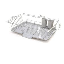 Also, you need to use dish drainers and racks to organize your dish after cleaning. China Stainless Steel Dish Drainer Drying Rack 1 Tier Tableware Organizer China Storage Holder And Storage Stand Price