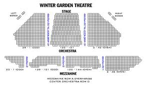Winter Garden Theatre Seating Chart Broadway Playbill