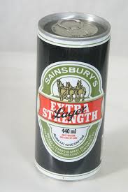 sainsbury s lager beer can ebay