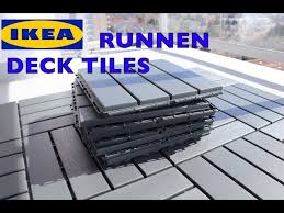 Ikea Runnen Deck Flooring Patio Tiles