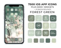 7500 Forest Green Aesthetic Ios 14 App