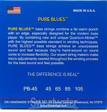 dr strings pb 45 pure blues quantum