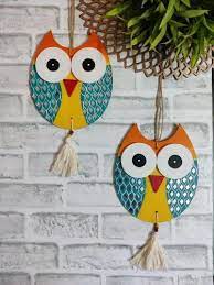 Handmade Owl Wall Hanging