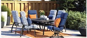 Backyard Furniture In A Storm