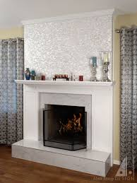Painted Wood Fireplace Mantel