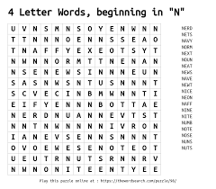 04.01.2022 · there are many ways to talk about a fresh start—whether for a new year, relationship, or job. Download Word Search On 4 Letter Words Beginning In N