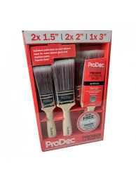 prodec premier synthetic brush 6pce set
