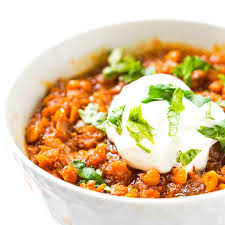 Add spinach, carrots, onions, garlic, leek, celery and a little salt and black pepper to the pan. Spicy Mexican Red Lentils Recipe Easy Vegetarian Chili Alternative My Life Cookbook