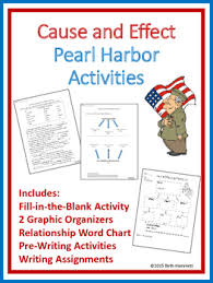 Cause And Effect Pearl Harbor History Activities