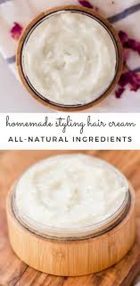 diy hair styling cream homemade