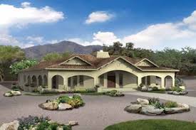 With a stucco exterior, many of exposed beams may jut out through the stucco. Spanish Style House Plans Designs
