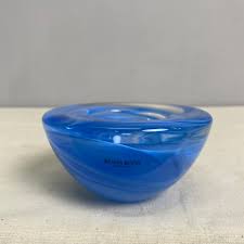 Vintage Kosta Boda Blue Art Glass