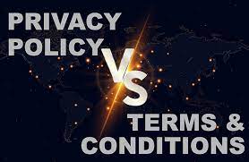 privacy policy vs terms conditions