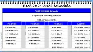 remote learning bell schedule