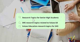 research topics for senior high