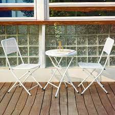 Foldable Patio Table And 2 Chairs