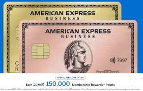 amex business gold 150k and business
