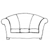 Particolare uso che si può fare del divano angolare è quello di dividere un ambiente, rivolgendo l'angolo non verso una parete, come si fa abitualmente, ma verso il centro della sala. 1