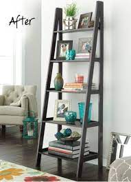 ladder shelf decor