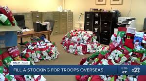 collecting stockings for troops