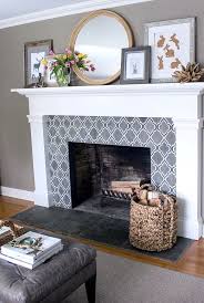 Fireplace Surround Tile Enhances Décor