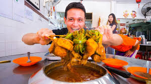 Best dining in melaka, central melaka district: Malaysian Food In Melaka Special Satay Asam Pedas And Chicken Rice Balls Malacca Malaysia Youtube