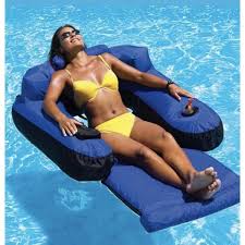 Sold by tinx_kithings an ebay marketplace seller. Swimline Swimming Pool Inflatable Floating Lounge Chair And Recliner With Cup Holder 9047 58868ep The Home Depot