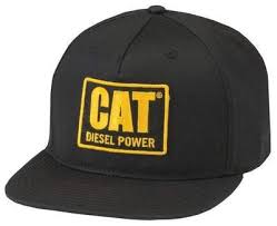 Caterpillar cat vintage diesel power black mesh cap. Caterpillar Workwear Diesel Power Flat Bill Cap