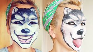 wolf makeup face painting kandee