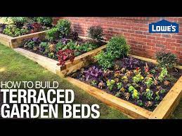 Terraced Garden Bed On A Slope