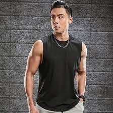 gym vest muscle men fitness